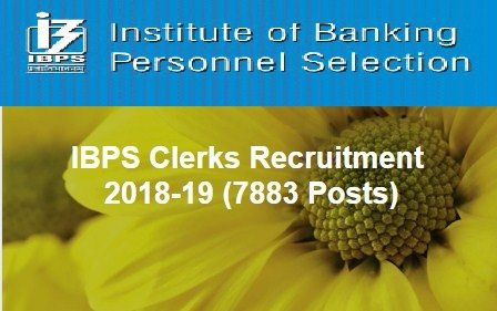 ibps clerks recruitment 2018-19
