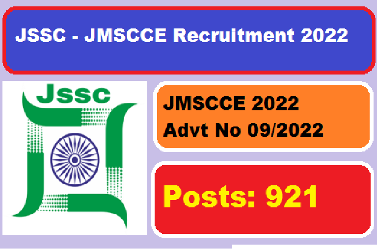 JSSC JMSCCE Recruitment 2022