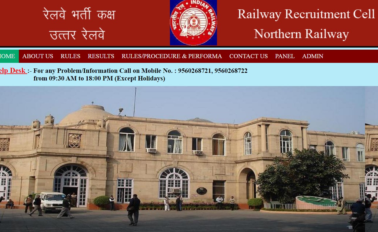 (3093 Posts) RRC NR Apprentices Recruitment 2024 -Northern Railway Apprentices